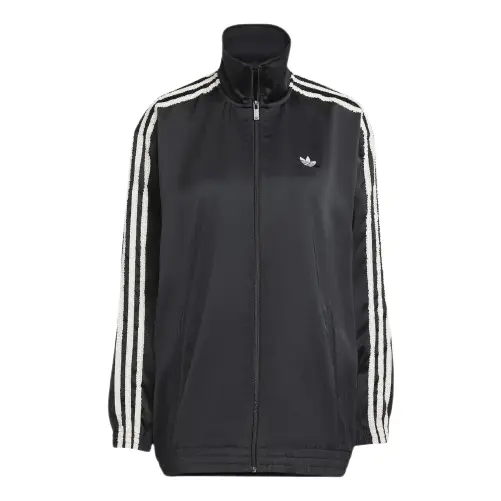 (WMNS) Спортивная атласная блузка Adidas с оборками, черная
(WMNS) Спортивная атласная блузка Adidas с оборками, черная