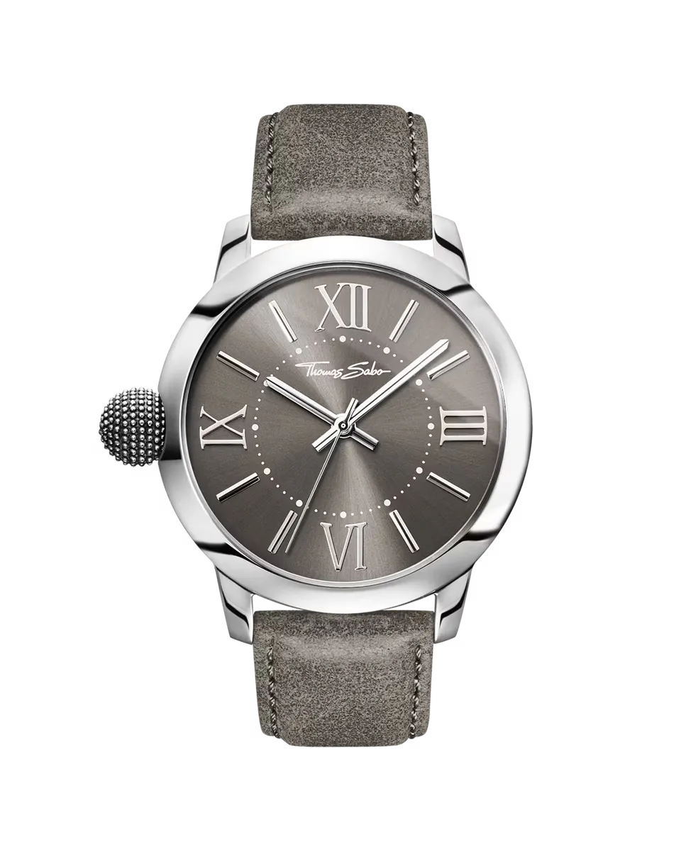 Мужские часы Rebel with Karma из стали Thomas Sabo, серый 
Мужские часы Rebel with Karma из стали Thomas Sabo, серый