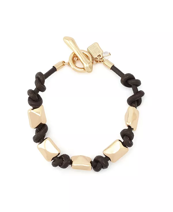 Браслет с подвесками в форме пирамиды, золотой, семейный Robert Lee Morris Soho, brown
Браслет с подвесками в форме пирамиды, золотой, семейный Robert Lee Morris Soho, brown