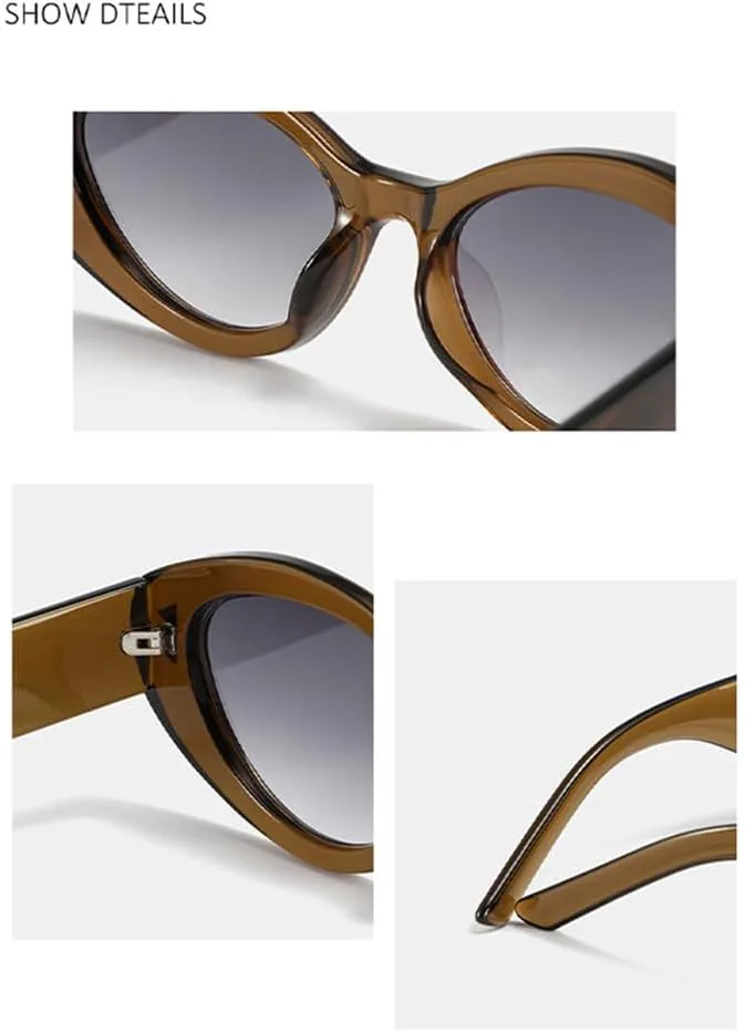 Ретро-очки «кошачий глаз» для женщин и мужчин, классический винтажный стиль, защита от УФ-излучения UV400 для использования на открытом воздухе KTUCN, Black
Ретро-очки «кошачий глаз» для женщин и мужчин, классический винтажный стиль, защита от УФ-излучения UV400 для использования на открытом воздухе KTUCN, Black