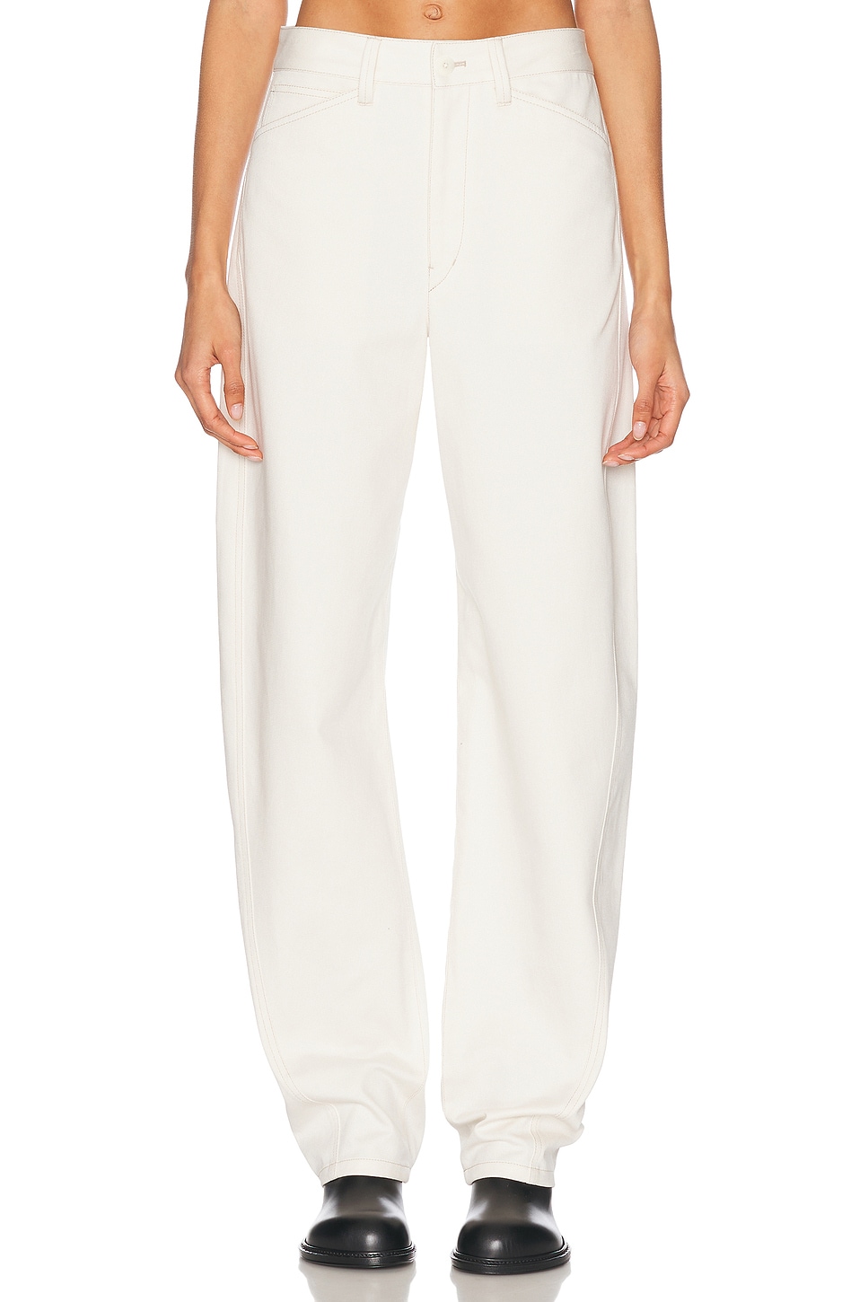 Брюки Five Pocket Twisted Lemaire, Creamy White
Брюки Five Pocket Twisted Lemaire, Creamy White