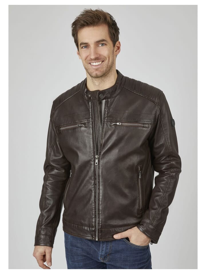 Кожаная куртка Bugatti, темно-коричневый
Кожаная куртка Bugatti, темно-коричневый