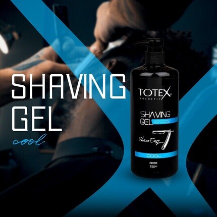 TOTEX Гель для бритья Cool Clear Formula 750 мл Бутылка с помпой для профессиональных парикмахеров
TOTEX Гель для бритья Cool Clear Formula 750 мл Бутылка с помпой для профессиональных парикмахеров
