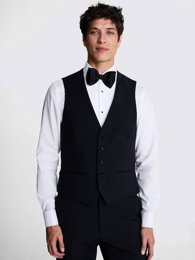 Тонко скроенный жилет из шерстяной смелки Performance Moss, Black
Тонко скроенный жилет из шерстяной смелки Performance Moss, Black