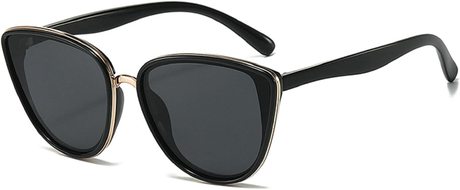 Винтажные солнцезащитные очки «кошачий глаз» для женщин, популярные модные зеркальные очки с защитой от УФ-излучения UV400, дизайнерские очки класса люкс для женщин, модель 2329 Melrose, Black
Винтажные солнцезащитные очки «кошачий глаз» для женщин, популярные модные зеркальные очки с защитой от УФ-излучения UV400, дизайнерские очки класса люкс для женщин, модель 2329 Melrose, Black