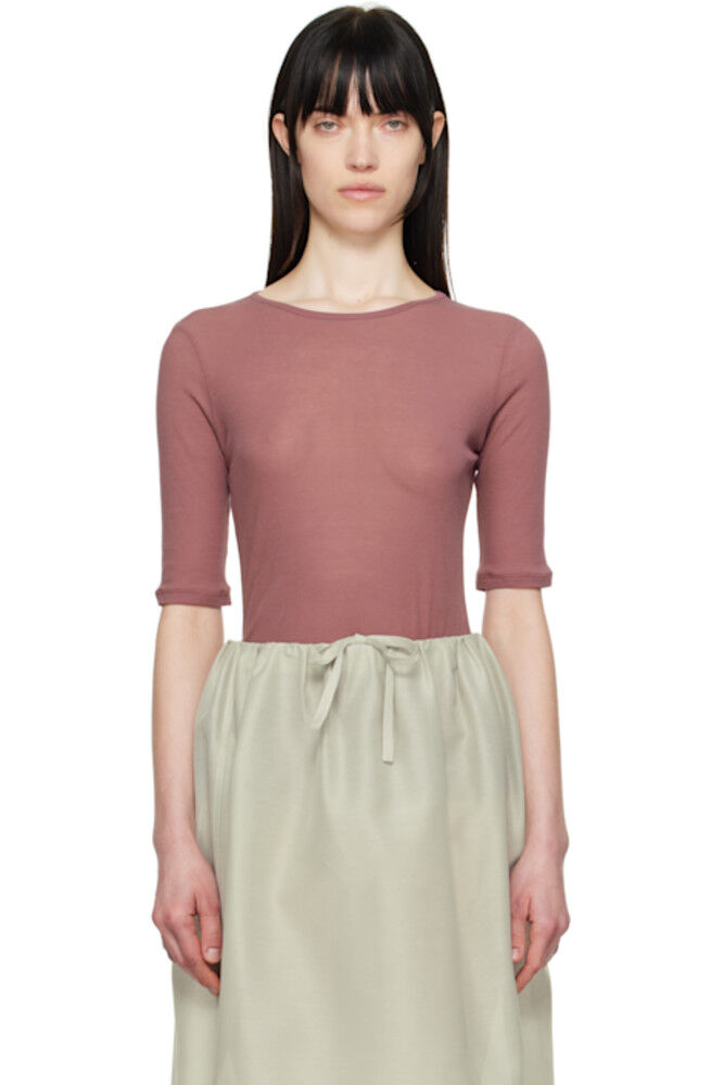 Футболка бордового цвета с коротким рукавом AMOMENTO
Футболка бордового цвета с коротким рукавом AMOMENTO