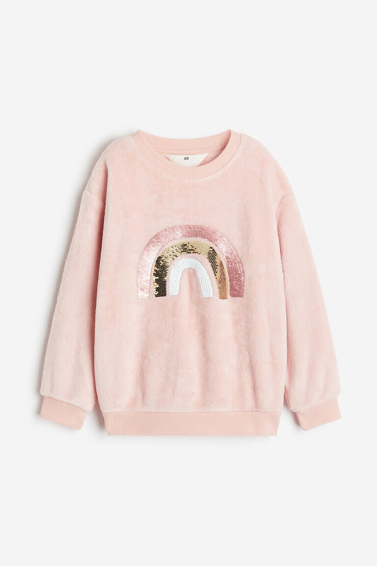 Двусторонняя толстовка с пайетками H&M, розовый
Двусторонняя толстовка с пайетками H&M, розовый