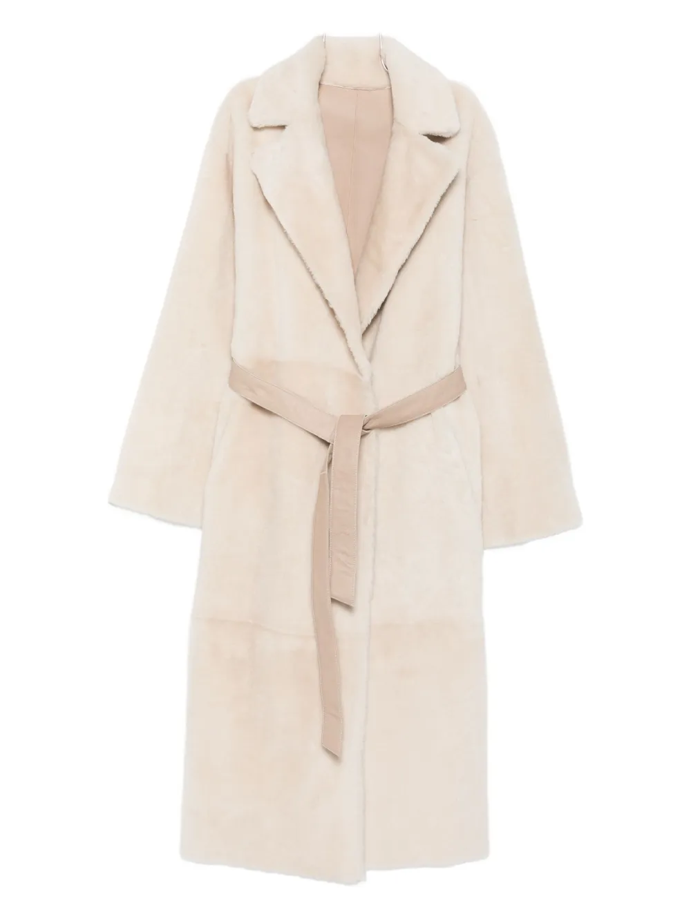 Пальто из овчины с поясом Manzoni 24, нейтральный
Пальто из овчины с поясом Manzoni 24, нейтральный