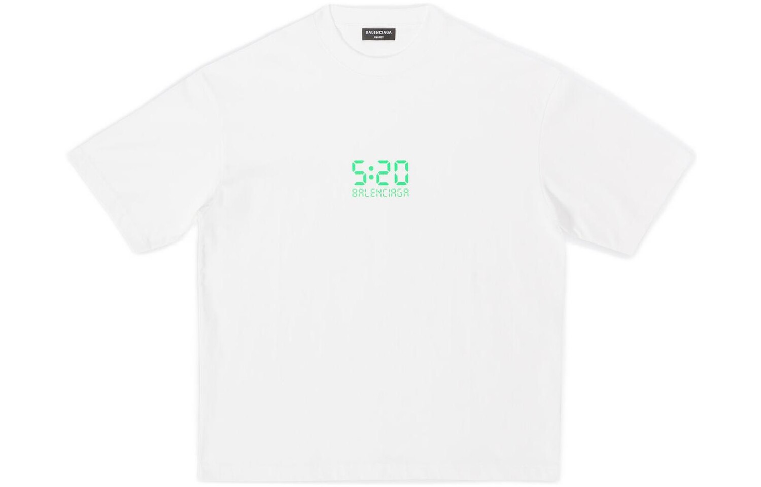 520 Футболка унисекс белая Balenciaga, белый
520 Футболка унисекс белая Balenciaga, белый