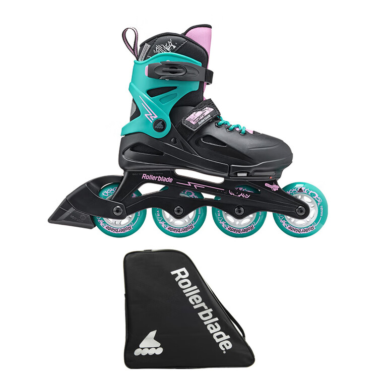 RollerBlade Официальные детские роликовые коньки Fury для девочек и мальчиков, регулируемые, для начинающих, Black_sea Green (стандартный набор), размер M (33-38 см)
RollerBlade Официальные детские роликовые коньки Fury для девочек и мальчиков, регулируемые, для начинающих, Black_sea Green (стандартный набор), размер M (33-38 см)