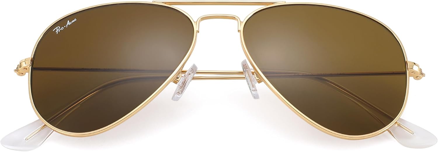 Солнцезащитные очки Pro Acme Small Aviator с линзами из стекла, классической металлической оправой и защитой от УФ-излучения UV400, подходят для мужчин и женщин с небольшим лицом, диаметр линз 52 мм, C Gold/Brown
Солнцезащитные очки Pro Acme Small Aviator с линзами из стекла, классической металлической оправой и защитой от УФ-излучения UV400, подходят для мужчин и женщин с небольшим лицом, диаметр линз 52 мм, C Gold/Brown