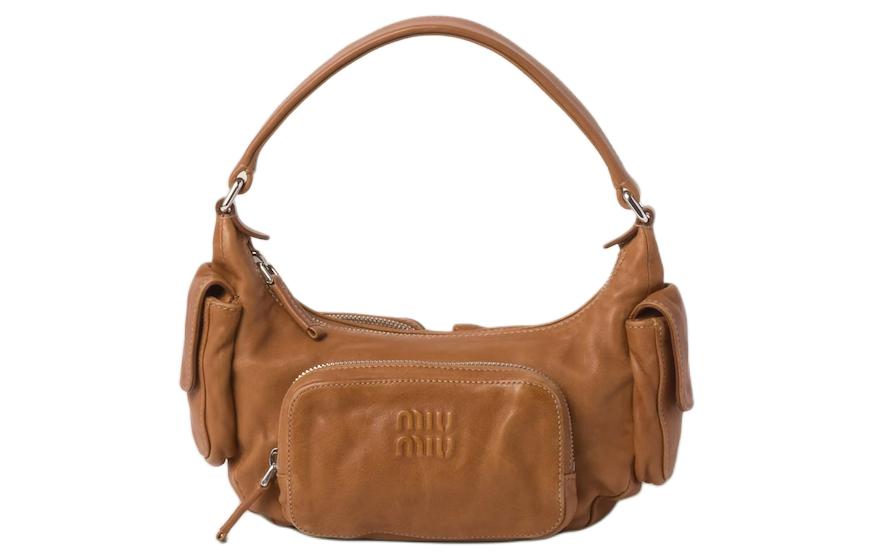 MIU MIU Коричневая женская кожаная сумка через плечо
MIU MIU Коричневая женская кожаная сумка через плечо