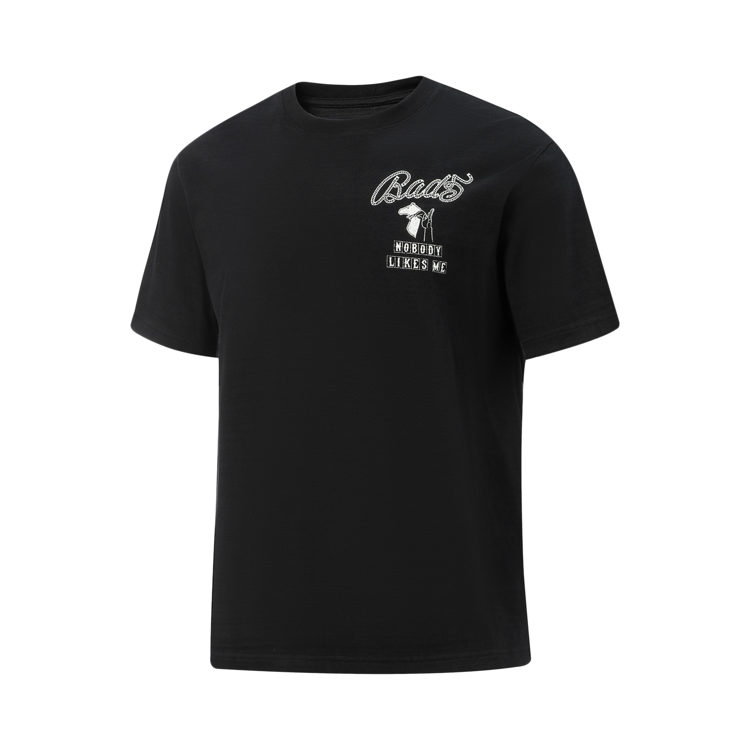 Футболка Li-Ning мужская черная с круглым вырезом умеренно прямого кроя
Футболка Li-Ning мужская черная с круглым вырезом умеренно прямого кроя