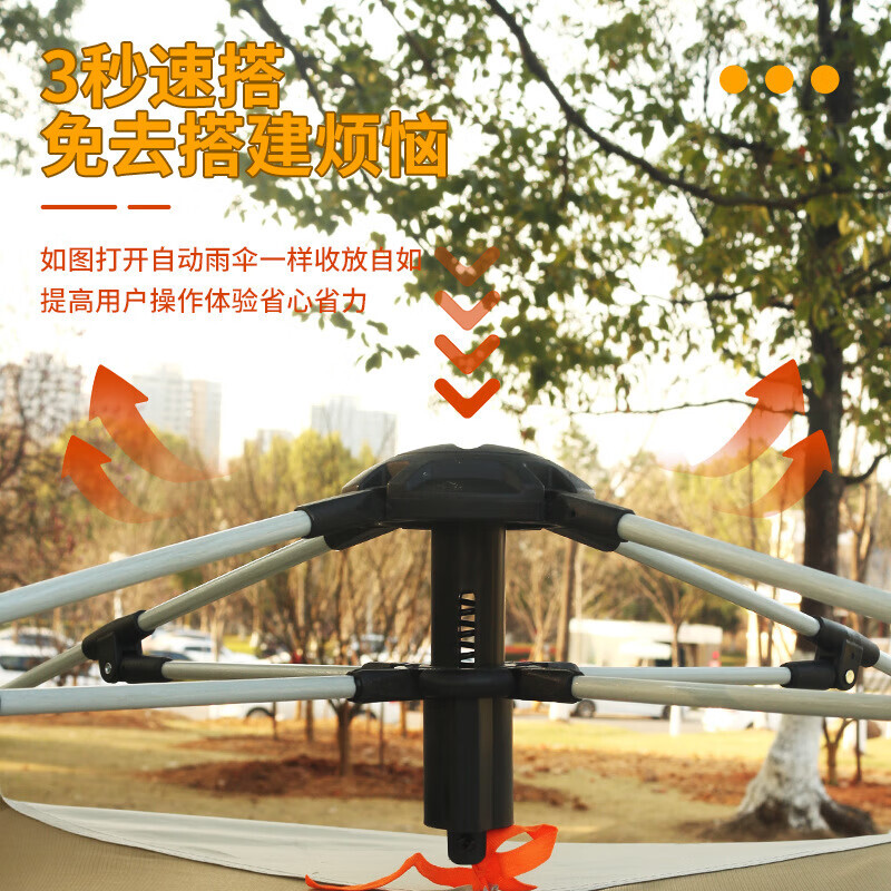 Кемпинговая палатка Luyou LVYOU, полностью автоматическая, быстро открывающаяся, портативная, складная, утолщенная, непромокаемая, 210*210*145 см
Кемпинговая палатка Luyou LVYOU, полностью автоматическая, быстро открывающаяся, портативная, складная, утолщенная, непромокаемая, 210*210*145 см