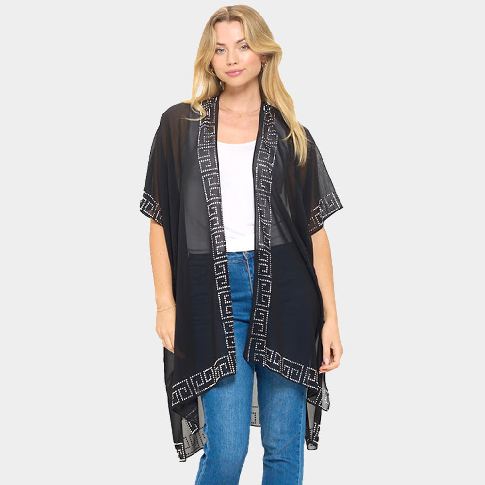 Блестящая стеганая геометрическая кимоно-пончо с острыми краями TRUEDAMES, черный/серебряный
Блестящая стеганая геометрическая кимоно-пончо с острыми краями TRUEDAMES, черный/серебряный