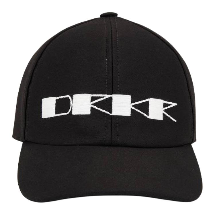 RICK OWENS Бейсболка с вышитым логотипом, Black
RICK OWENS Бейсболка с вышитым логотипом, Black