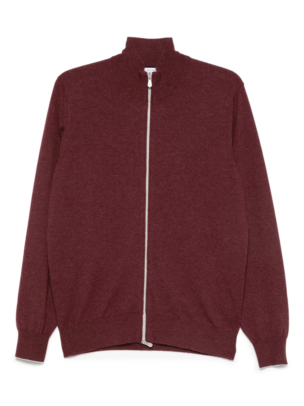 Кашемировый свитер на молнии Brunello Cucinelli, красный
Кашемировый свитер на молнии Brunello Cucinelli, красный