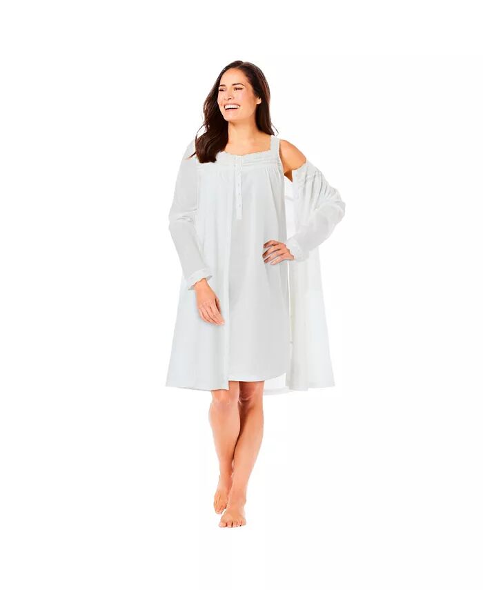 Плюс Размер Только Необходимости Короткий Пеньюар Комплект из 2-х Частей Цвета Капуста-Роза Only Neccessities, белый
Плюс Размер Только Необходимости Короткий Пеньюар Комплект из 2-х Частей Цвета Капуста-Роза Only Neccessities, белый