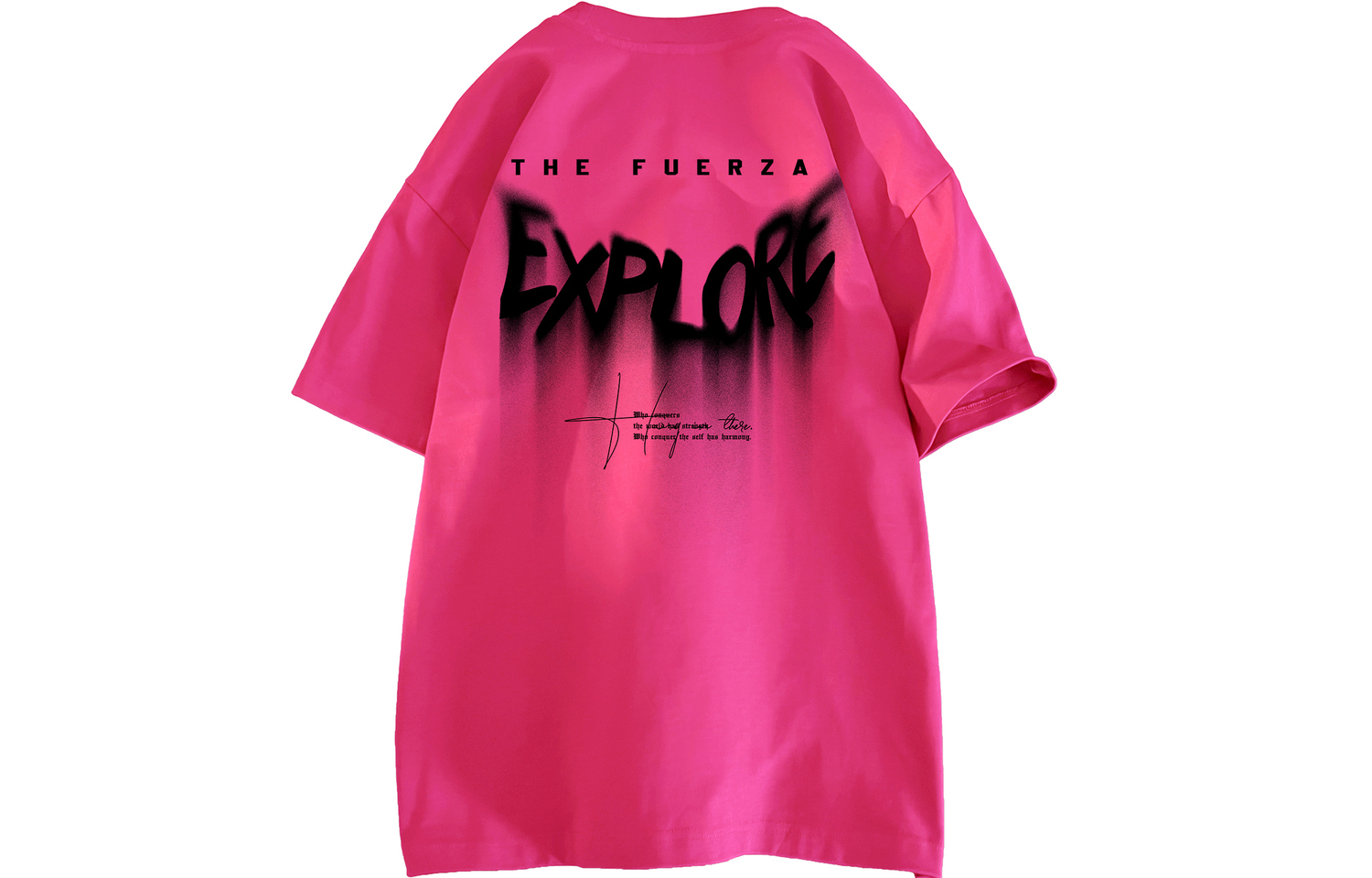 Футболка унисекс FUERZA, розовый
Футболка унисекс FUERZA, розовый