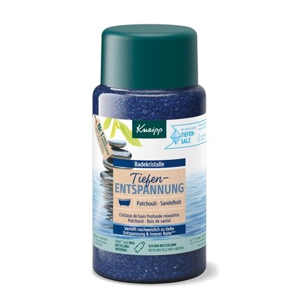 Кристаллы для ванны глубокой релаксации с чистой глубокой солью из солевого раствора Луизенхолла и эфирным маслом пачули 600 г, Kneipp
Кристаллы для ванны глубокой релаксации с чистой глубокой солью из солевого раствора Луизенхолла и эфирным маслом пачули 600 г, Kneipp