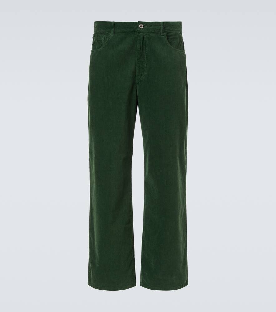 Хлопковые вельветовые брюки с широкими штанинами Auralee, Forest Green
Хлопковые вельветовые брюки с широкими штанинами Auralee, Forest Green