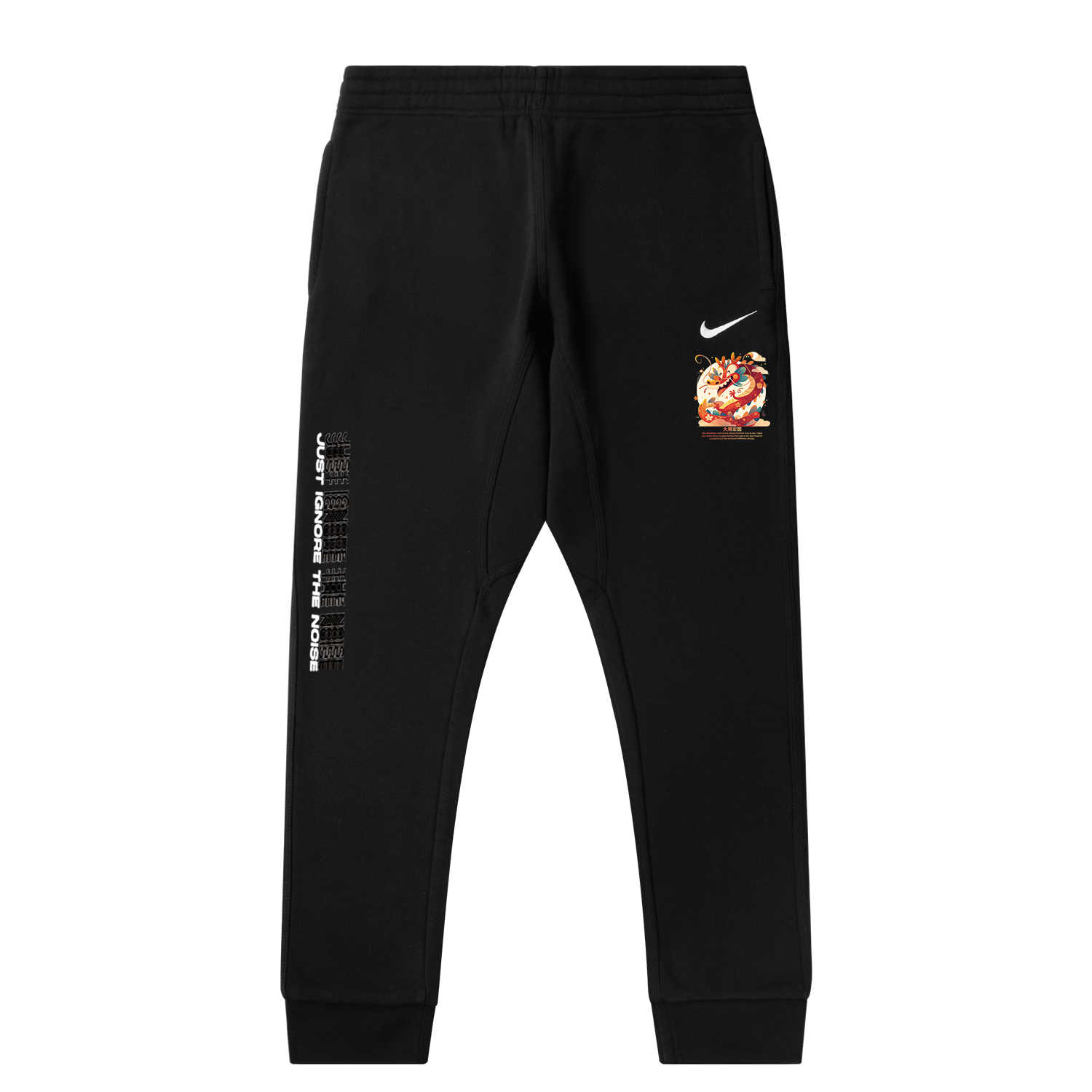 Nike Вязаные спортивные штаны Unisex Black Thickened Cuffed
Nike Вязаные спортивные штаны Unisex Black Thickened Cuffed