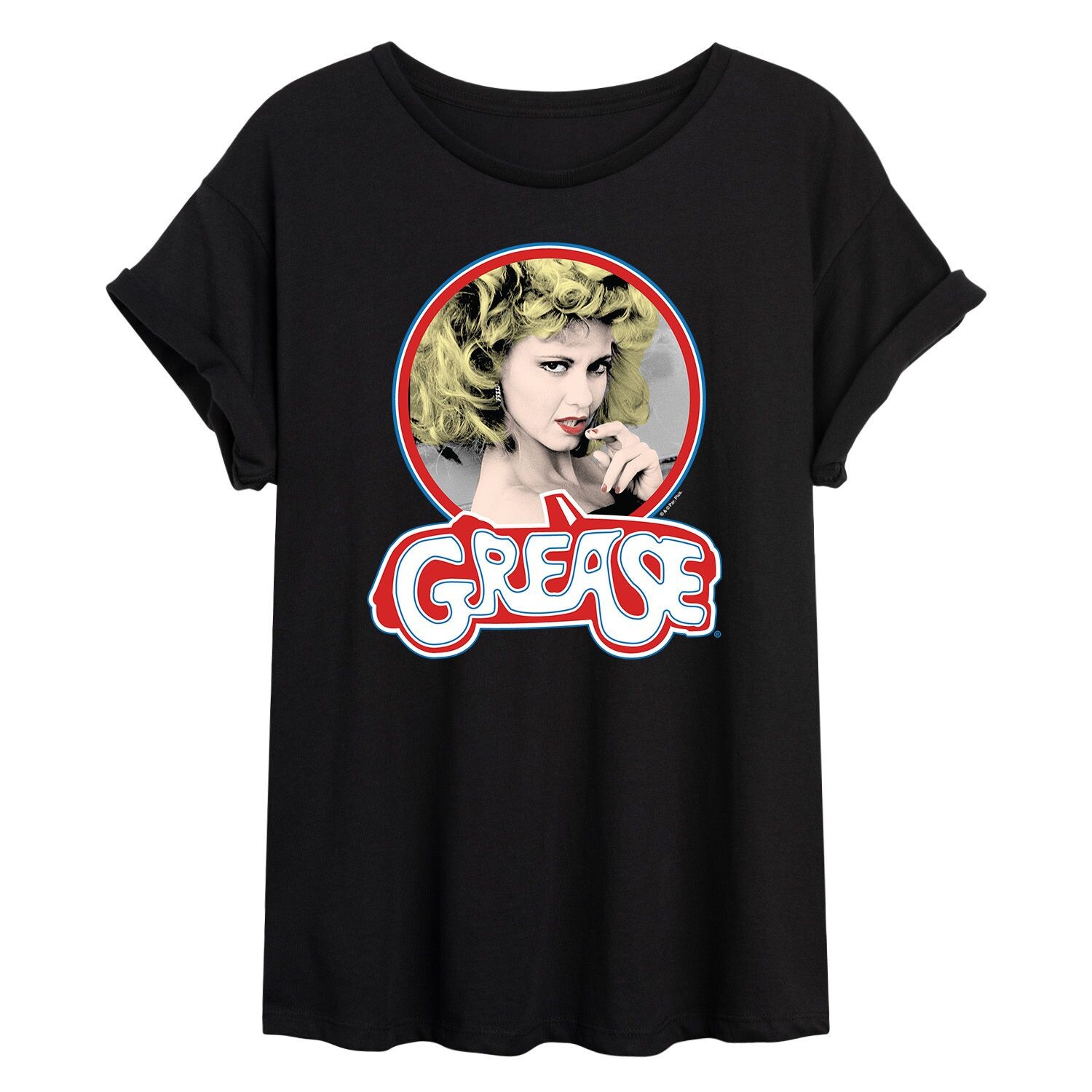 Размерная футболка с рисунком Juniors' Grease Sandy Pose Licensed Character, черный
Размерная футболка с рисунком Juniors' Grease Sandy Pose Licensed Character, черный