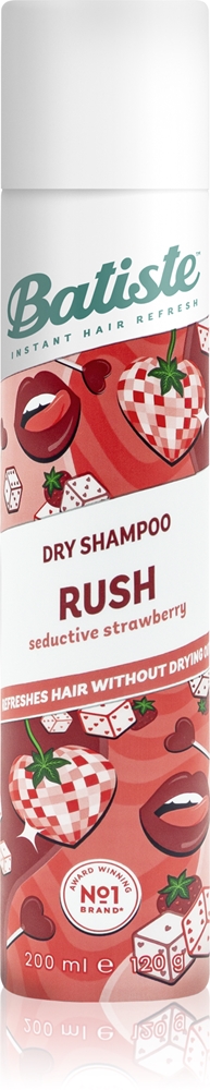 Сухой шампунь Rush для жирных волос Batiste, 200 мл
Сухой шампунь Rush для жирных волос Batiste, 200 мл