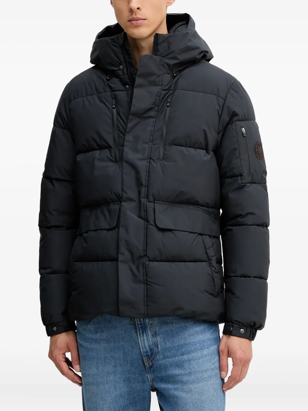 Пуховик с капюшоном Save The Duck, черный
Пуховик с капюшоном Save The Duck, черный