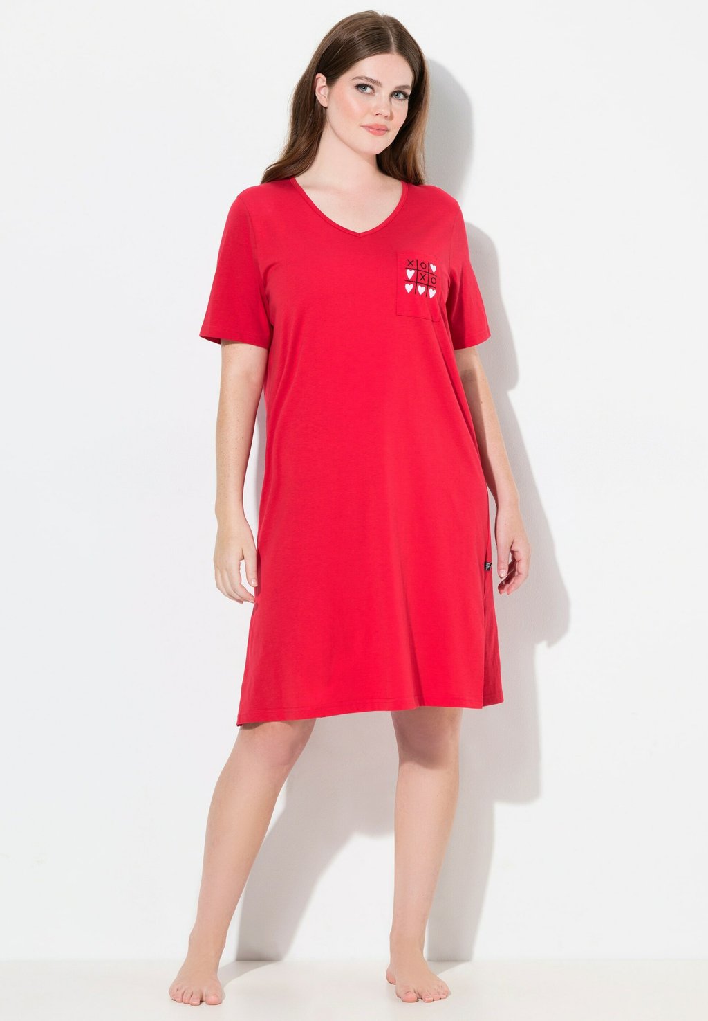 Ночная рубашка Ulla Popken, красный
Ночная рубашка Ulla Popken, красный