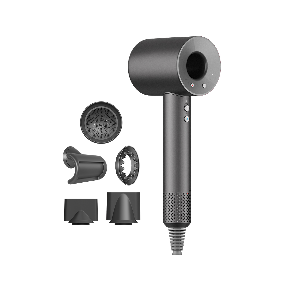 Фен A10 с отрицательными ионами Ai Wo De, Black 
Фен A10 с отрицательными ионами Ai Wo De, Black