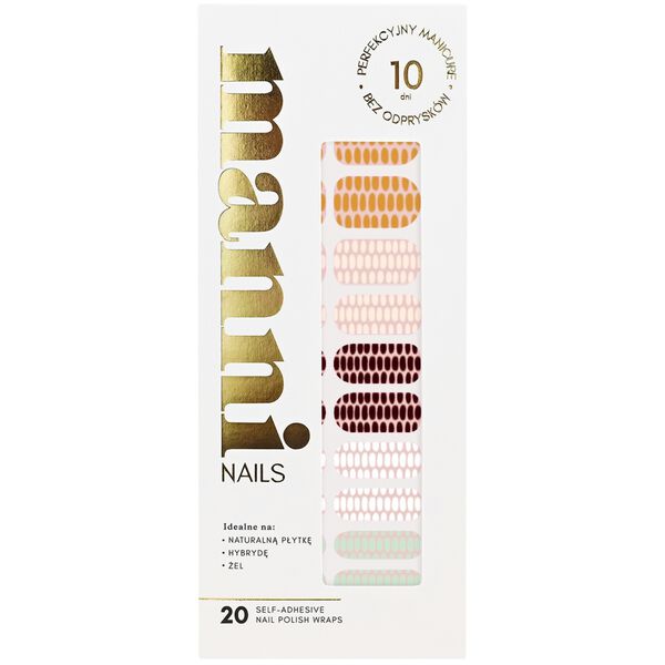 Самоклеящийся лак для ногтей с крокодиловой текстурой, 20 шт./1 упаковка. Manni Nails
Самоклеящийся лак для ногтей с крокодиловой текстурой, 20 шт./1 упаковка. Manni Nails