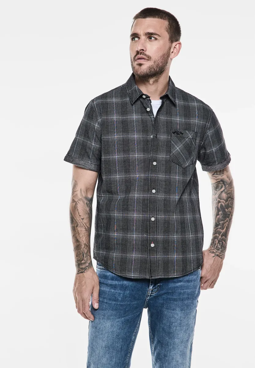 Рубашка в клетку STREET ONE MEN из чистого хлопка, черный
Рубашка в клетку STREET ONE MEN из чистого хлопка, черный