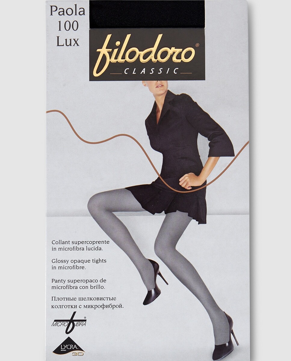 Женские блестящие суперматовые трусики Filodoro черного цвета плотностью 100 ден Filodoro, черный
Женские блестящие суперматовые трусики Filodoro черного цвета плотностью 100 ден Filodoro, черный