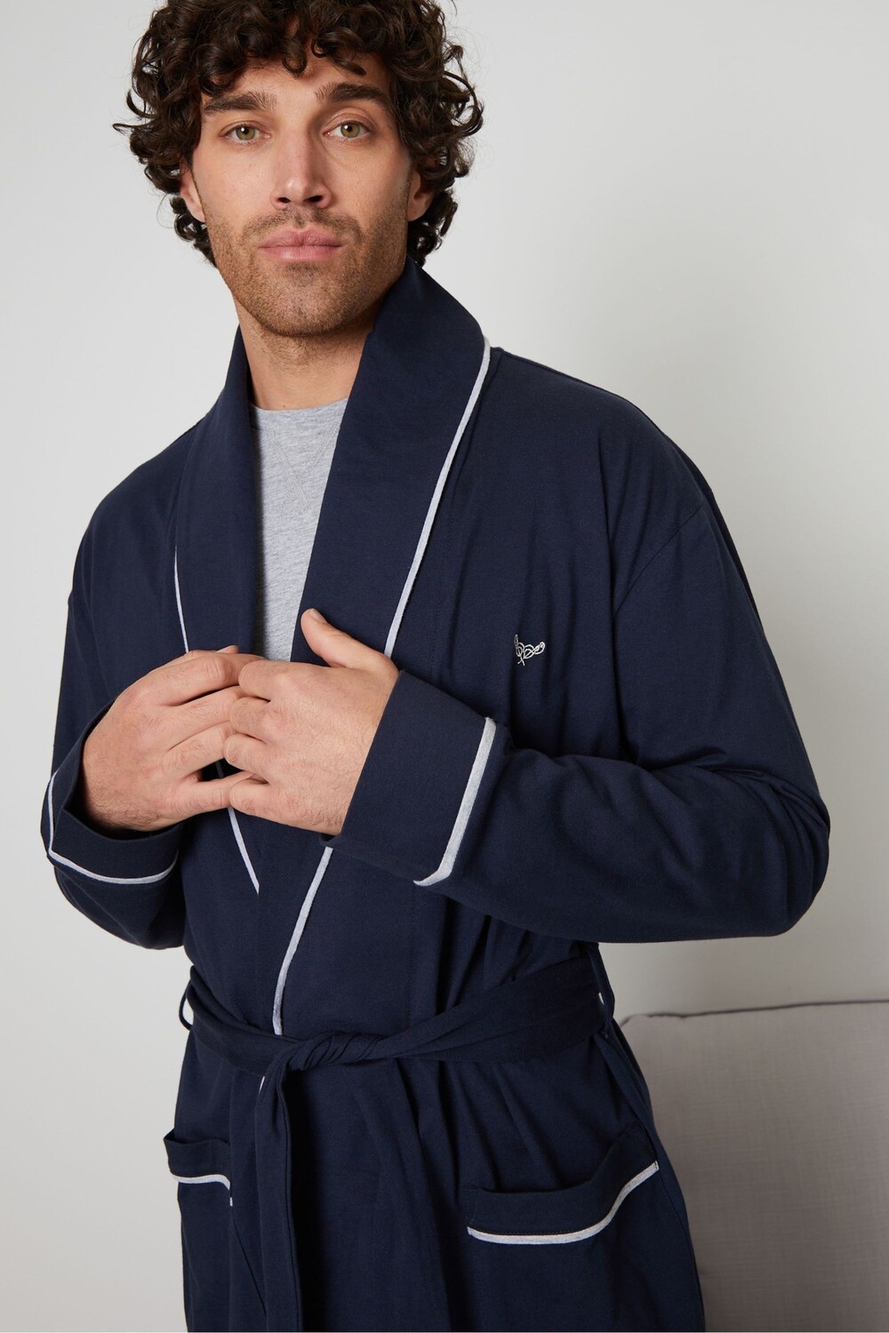 Дева халат Threadbare, синий
Дева халат Threadbare, синий