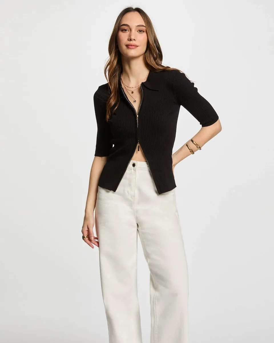 Женский кардиган с рукавом три четверти Morgan, черный
Женский кардиган с рукавом три четверти Morgan, черный