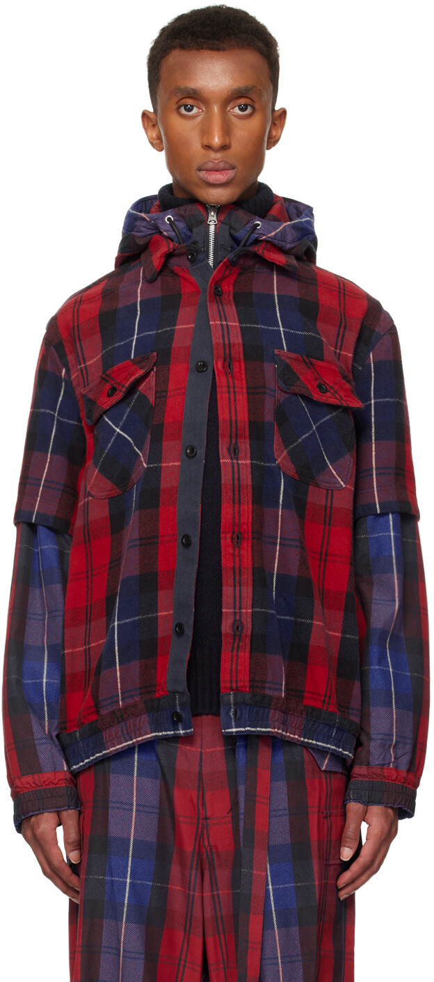 Эксклюзивная клетчатая толстовка с капюшоном от SSENSE sacai
Эксклюзивная клетчатая толстовка с капюшоном от SSENSE sacai