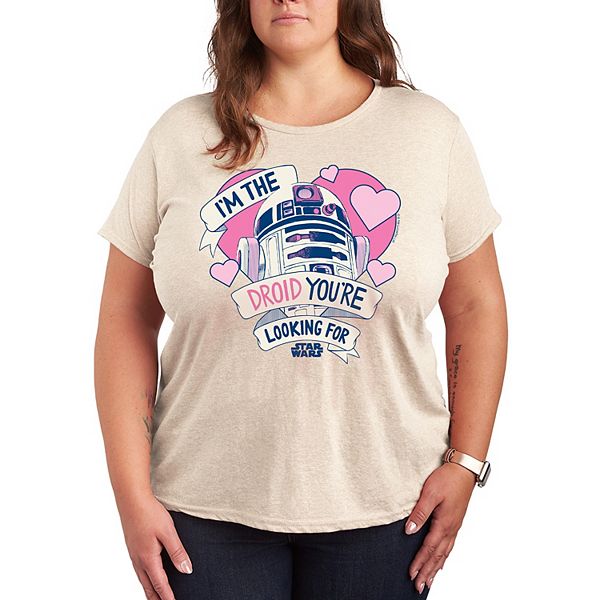 Футболка Plus size с принтом R2-D2 I'm the droid you're looking for Star Wars
Футболка Plus size с принтом R2-D2 I'm the droid you're looking for Star Wars