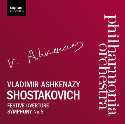 CD диск Shostakovich / Philharmonia Orch / Ashkenazy: Festive Overture Op 96 / Sym 5 in D Major Op 47
CD диск Shostakovich / Philharmonia Orch / Ashkenazy: Festive Overture Op 96 / Sym 5 in D Major Op 47