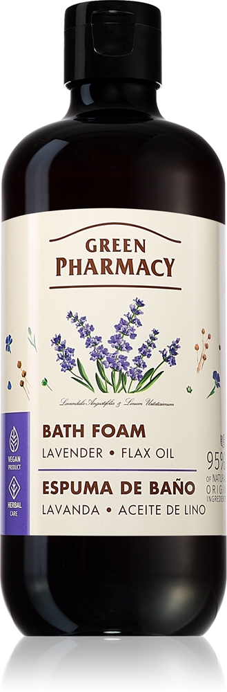 Пена для ванн с маслом лаванды и льна. Пена для ванн с лавандой. Green Pharmacy, 500 мл
Пена для ванн с маслом лаванды и льна. Пена для ванн с лавандой. Green Pharmacy, 500 мл