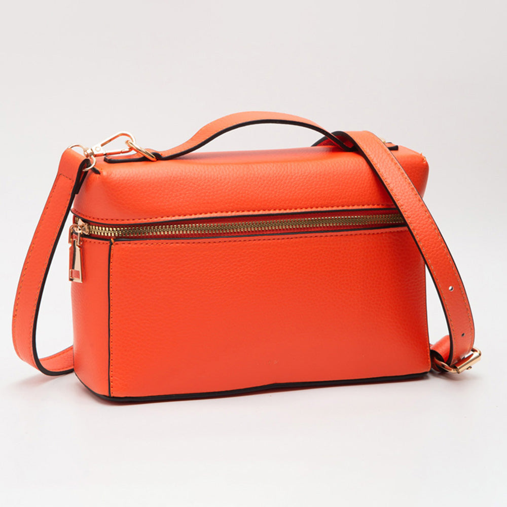 Искусственная галька кожаная коробка ручная сумка через плечо FASHNZFAB, оранжевый
Искусственная галька кожаная коробка ручная сумка через плечо FASHNZFAB, оранжевый