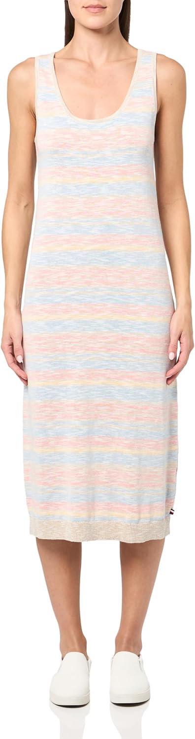 Женское спортивное платье Tommy Hilfiger длины миди без рукавов в полоску, Tannin Multi
Женское спортивное платье Tommy Hilfiger длины миди без рукавов в полоску, Tannin Multi