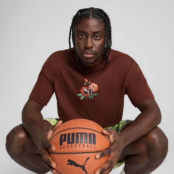 Мужская баскетбольная футболка Dunked In Florals Puma, коричневый
Мужская баскетбольная футболка Dunked In Florals Puma, коричневый