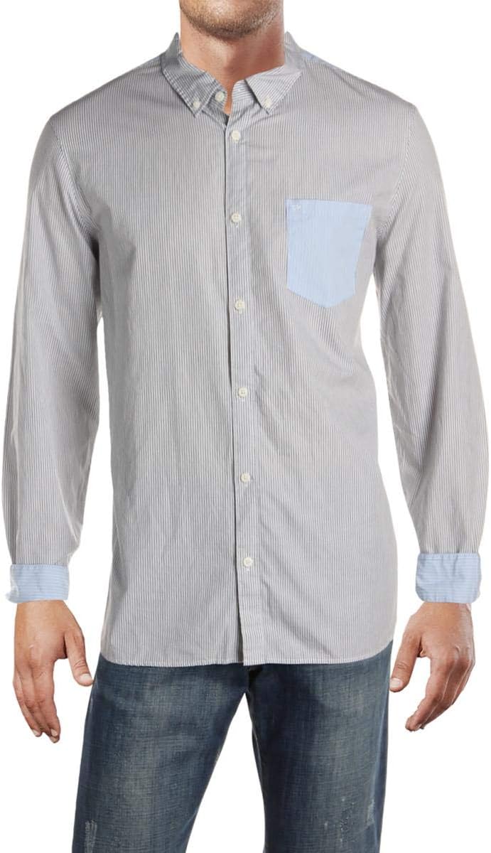 Мужская полосатая рубашка на пуговицах Calvin Klein, 432
Мужская полосатая рубашка на пуговицах Calvin Klein, 432