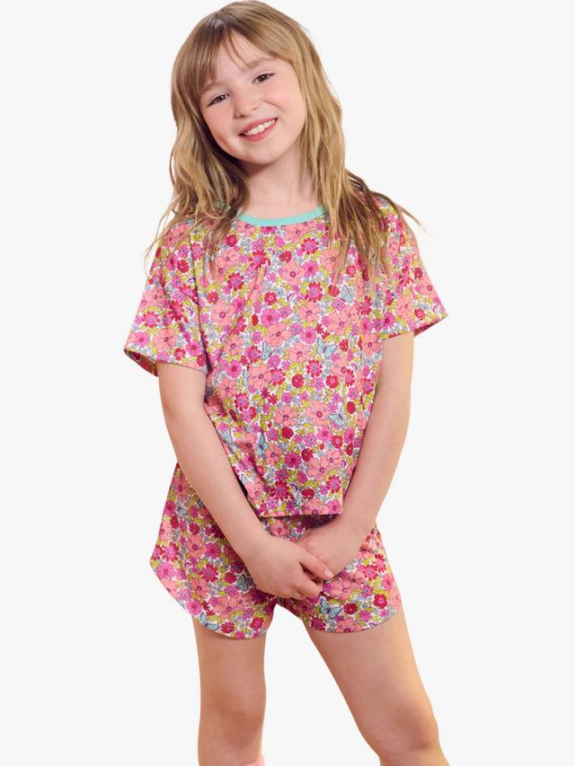 Детский пижамный комплект с цветочным принтом Groovy Flowers Hatley, Flamingo Pink
Детский пижамный комплект с цветочным принтом Groovy Flowers Hatley, Flamingo Pink
