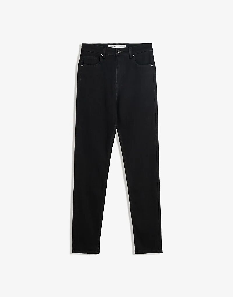 Мягкие узкие джинсы Bershka с высокой талией черного цвета
Мягкие узкие джинсы Bershka с высокой талией черного цвета