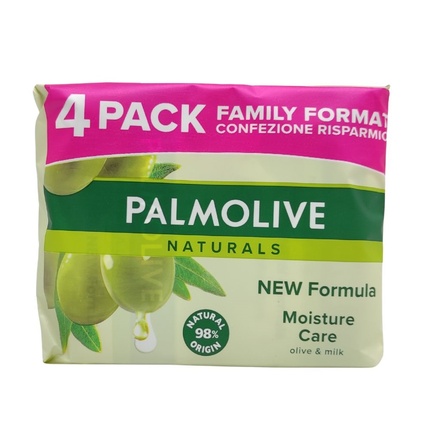 Твердое мыло, 90 г (4 шт.), оливковое с молоком. Palmolive
Твердое мыло, 90 г (4 шт.), оливковое с молоком. Palmolive