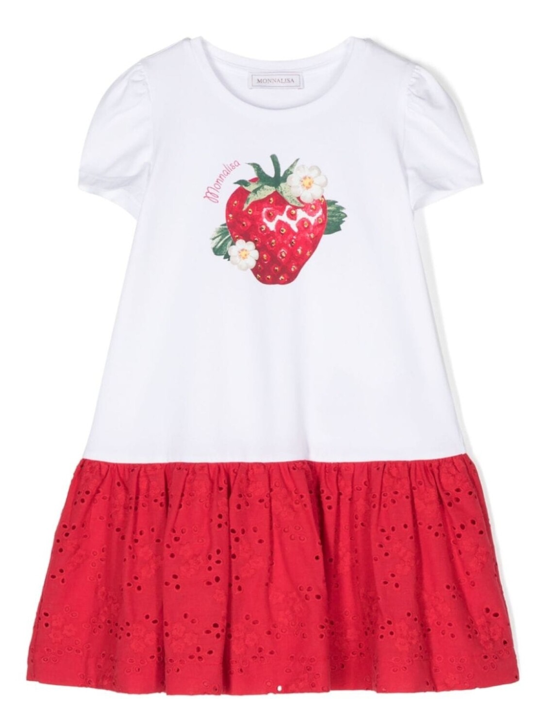 Monnalisa платье-футболка в стиле колор-блок, белый
Monnalisa платье-футболка в стиле колор-блок, белый