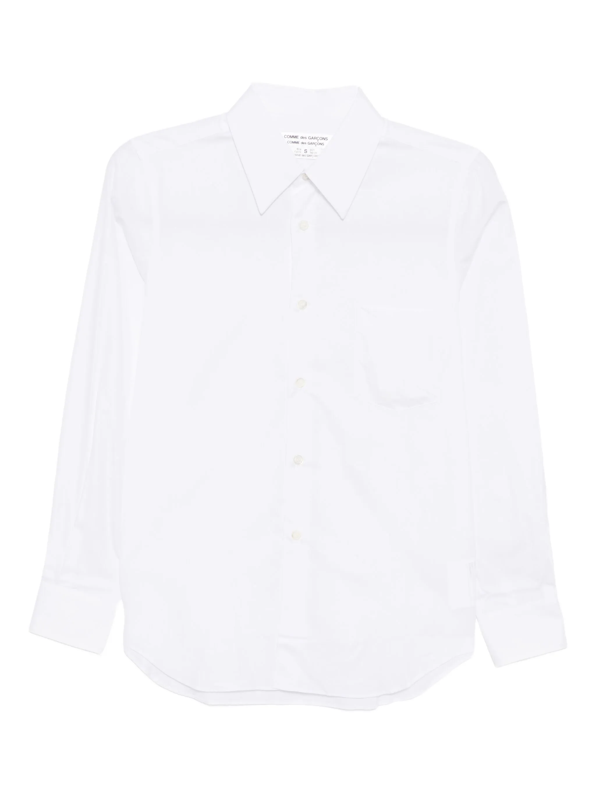 Рубашка на пуговицах Comme Des Garçons Comme Des Garçons, белый
Рубашка на пуговицах Comme Des Garçons Comme Des Garçons, белый