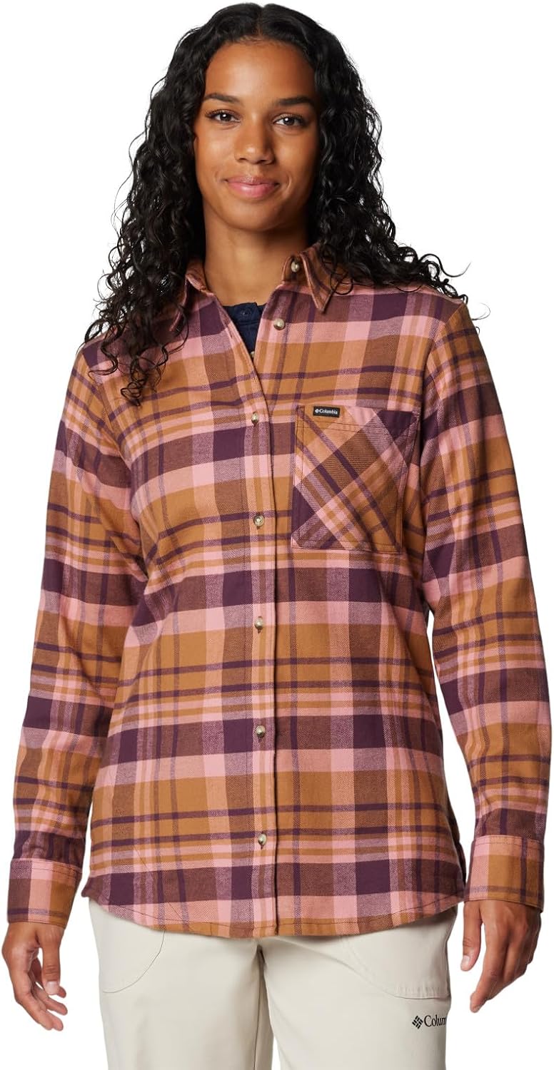 Columbia женская фланелевая рубашка Calico Basin с длинным рукавом, Moonvista Multiplaid
Columbia женская фланелевая рубашка Calico Basin с длинным рукавом, Moonvista Multiplaid